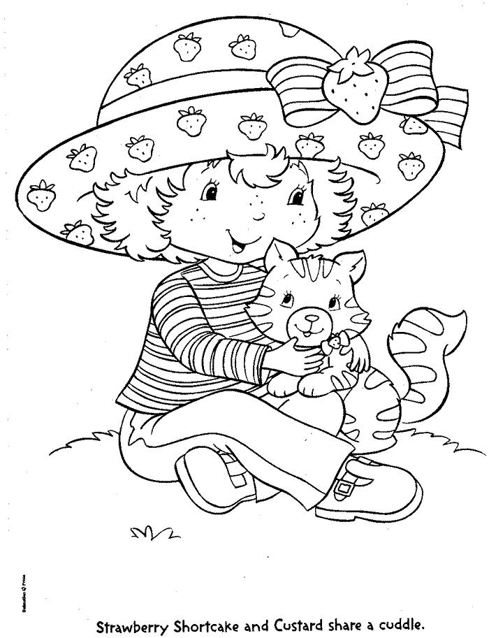 Strawberry shortcake coloriages